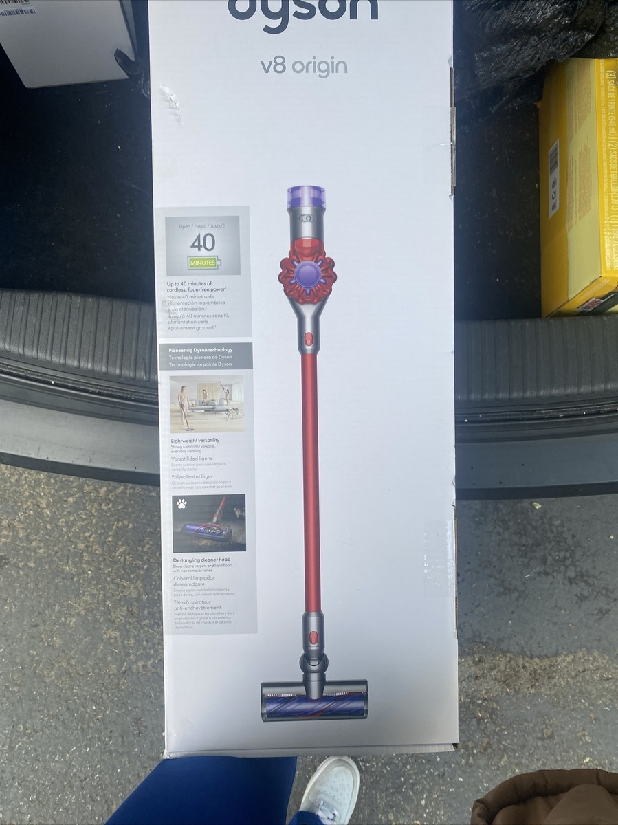 Dyson V8 Origin Stick Vacuum Cleaner - Gray/Purple/Red Dyson V8 Origin Stick Vacuum Cleaner - Gray/Purple/Red