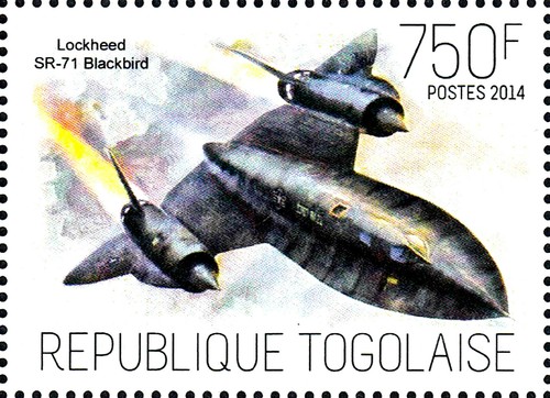 MNH Flugzeug Lockheed Sr 71 Blackbird Aufklärer Militär US Air Force Usa / 198