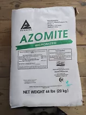 44 Pound AZOMITE Volcanic Ash Rock Dust Powder -67 Trace Minerals - Original Bag