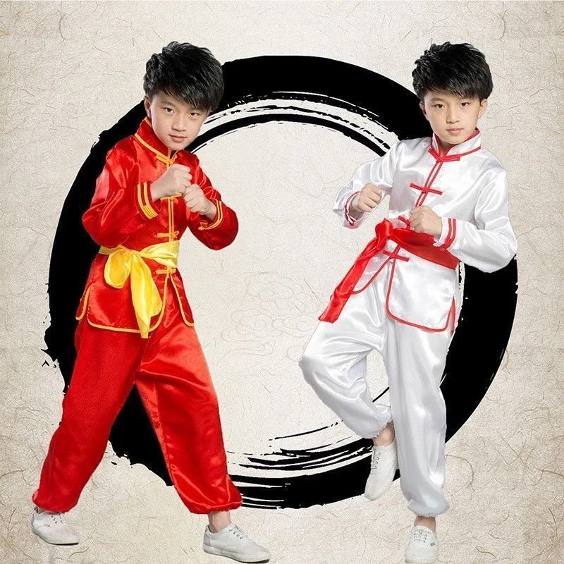 Garçons Kung Fu Costume Enfants Arts Martiaux Chinois Traditionnel  Déguisement