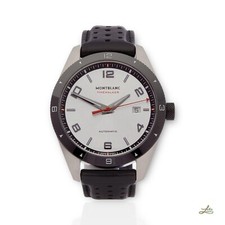 Montblanc Timewalker Automatic Date Watch 41mm White Dial Swiss Made