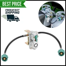 2-Stage Auto Changeover Propane Gas RV Regulator Kit Dual Tank Connector Pigtail