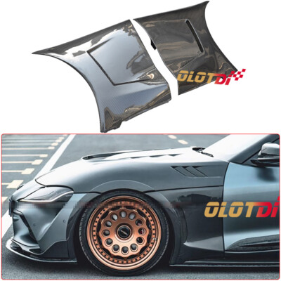 For Toyota Supra A90 A91 ART Style 21+ Carbon Fiber Fender Side Air Outlet Cover