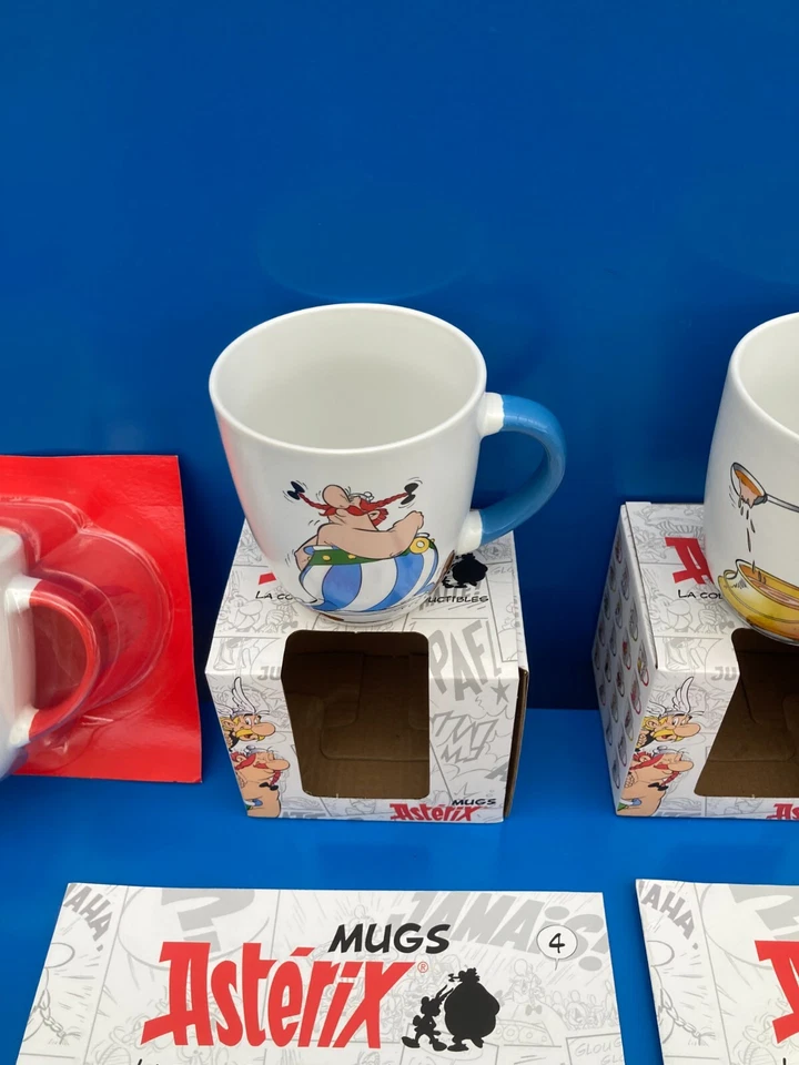 LOT DE 4 Tasse Mugs Mug " ASTERIX ET OBELIX " Hachette - 2024 N° 1 2 4 7 - Photo 3/4