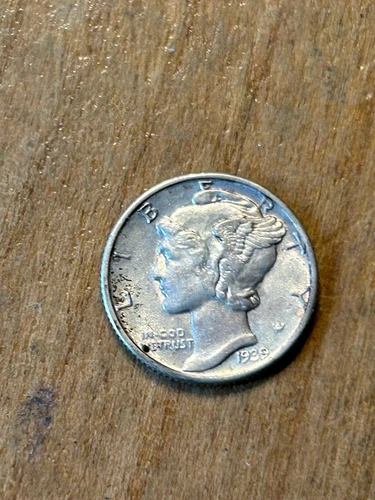 1939 Mercury Dime AU
