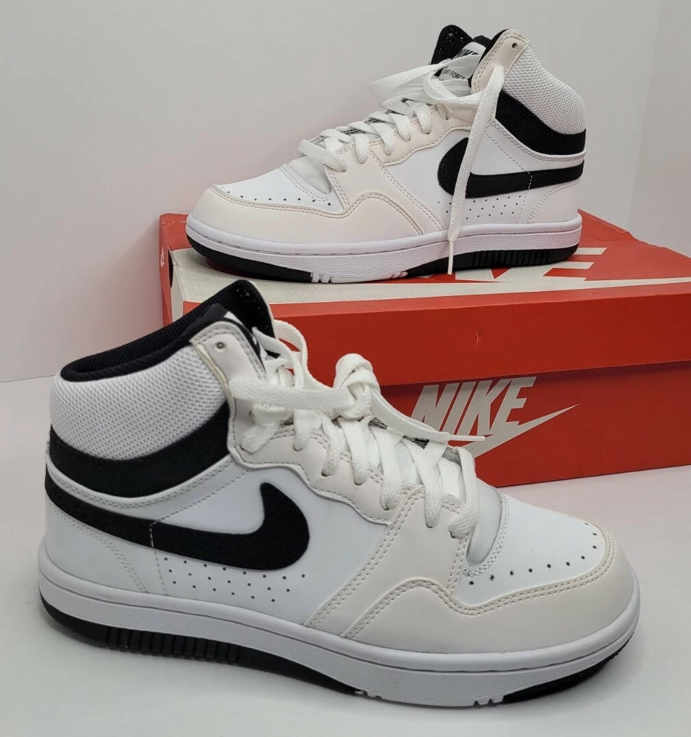 Nike Court Force Hi Nd White and Black 457701-102 Men's Size 7 RARE!!