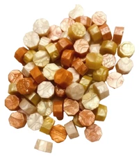 Fiery Aspens (yellow, orange, ivory) Color Mix Sealing Wax Beads (apprx 250 bds)
