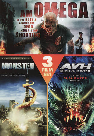 AVH: Alien vs. Hunter / I Am Omega / Monster (DVD, 3-Film) - Afbeelding 1 van 1