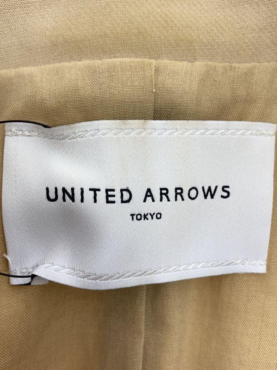 UNITED ARROWS vest C tailored 36 cotton Beige 15221442905