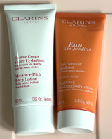 Clarins Moisture Rich and Eau des Jardins Uplifting Melting Body Lotion