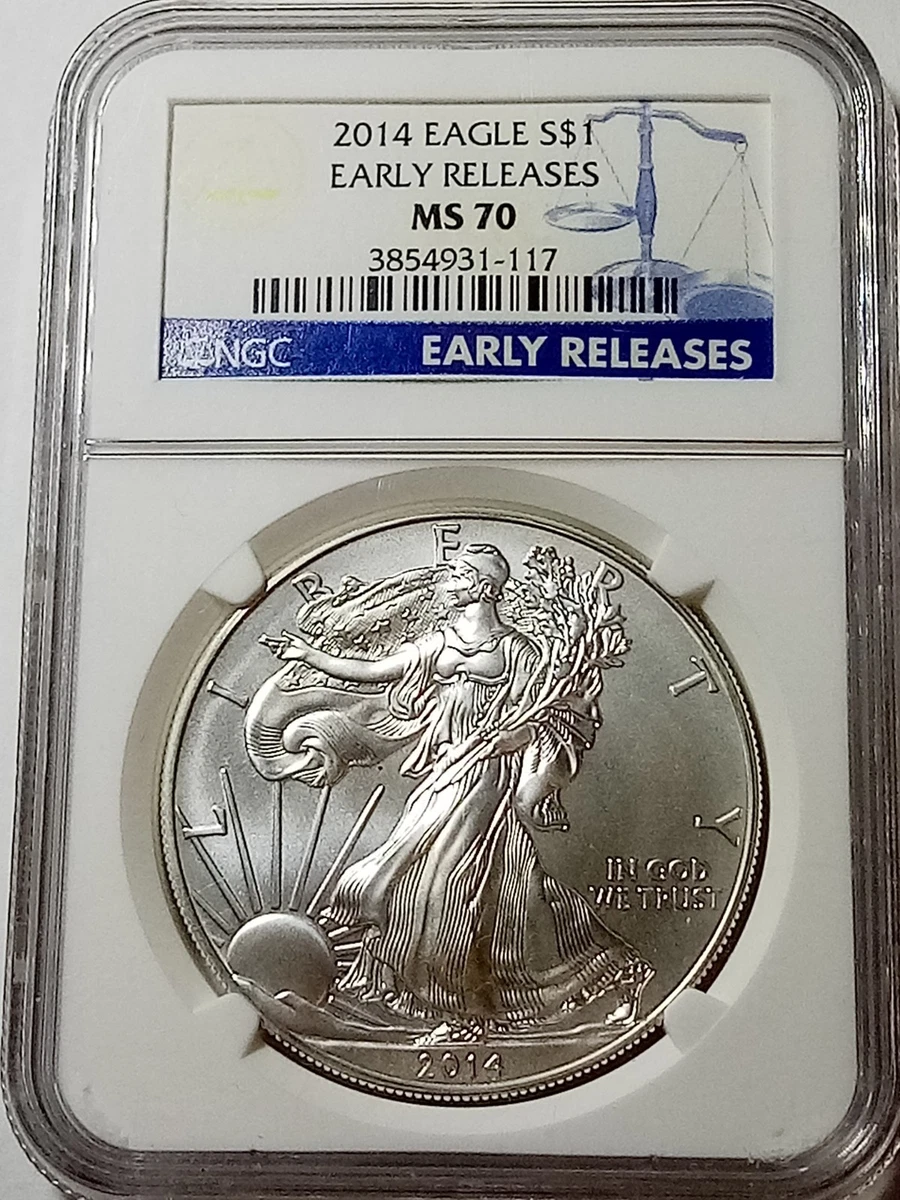 American Eagle MS 70 Graded 2014 Silver Bullion Coins for sale | eBay
