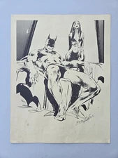Neal Adams 1970 Vintage Batman Print Poster DC COMICS 22.5" x 17.5"