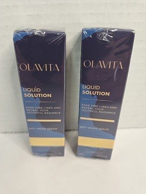 2 X OLAVITA Liquid Solution Anti Aging Serum 30 ml New Sealed Pack Exp 05-2028