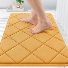 Memory Foam Bath Mat 30x20, Ultra Soft and Absorbent Bathroom Rugs, Machine W...