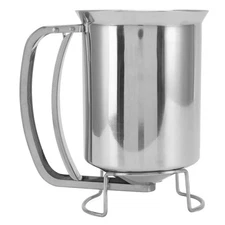 Pancake Batter Dispenser Stainless Steel Cupcake Batter Dispenser Handheld Pa...