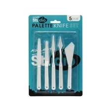 Plastic Studio Palette Knife Set (5pc)