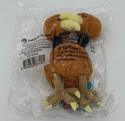 Pokemon Sitting Cuties Plush Doduo Stuffed Toy Pokemon Center Original Japan 6"