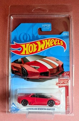 Hot Wheels Lamborghini Reventon Roadster White Stripes Target Red Edition 2/12
