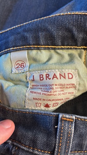 J BRAND Women's Blue Denim Boot Cut Jeans Style # 9502 Size 26 NWOTS - Picture 7 of 7