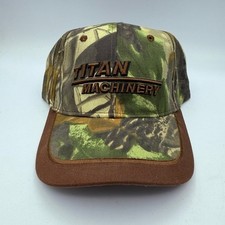 Titan Machinery Hat Baseball Cap Men's Adjustable Camo Brown Promotional