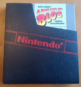 David Crane's a Boy and His Blob: Trouble On Blobolonia 1989 Original NES CART.