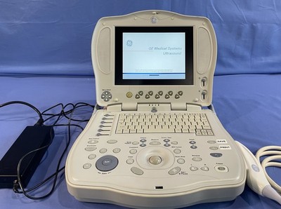 GE Logiq E portable ultrasound 2008 with 8L-RS probe MSK/Vascular