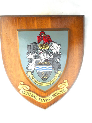 RAF/ROYAL AIR FORCE ZENTRALE FLUGSCHULE WANDRELIEF/WAPPEN/SCHILD