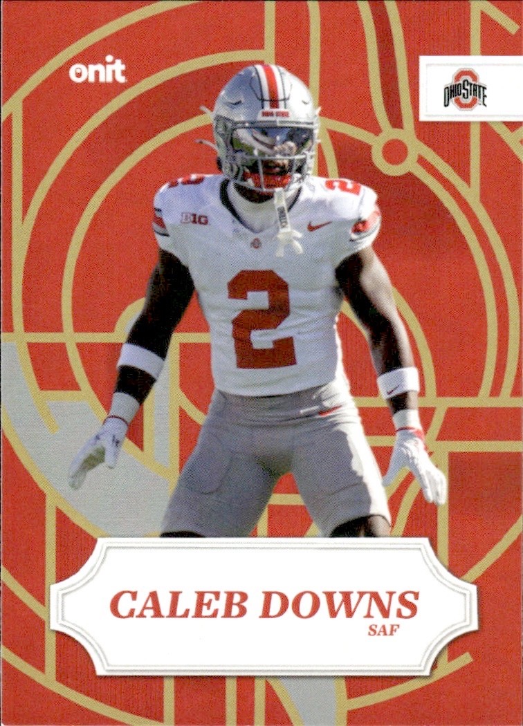 2025 ONIT Timeless Football - Stained Glass Caleb Downs #SG-2 - Ohio State