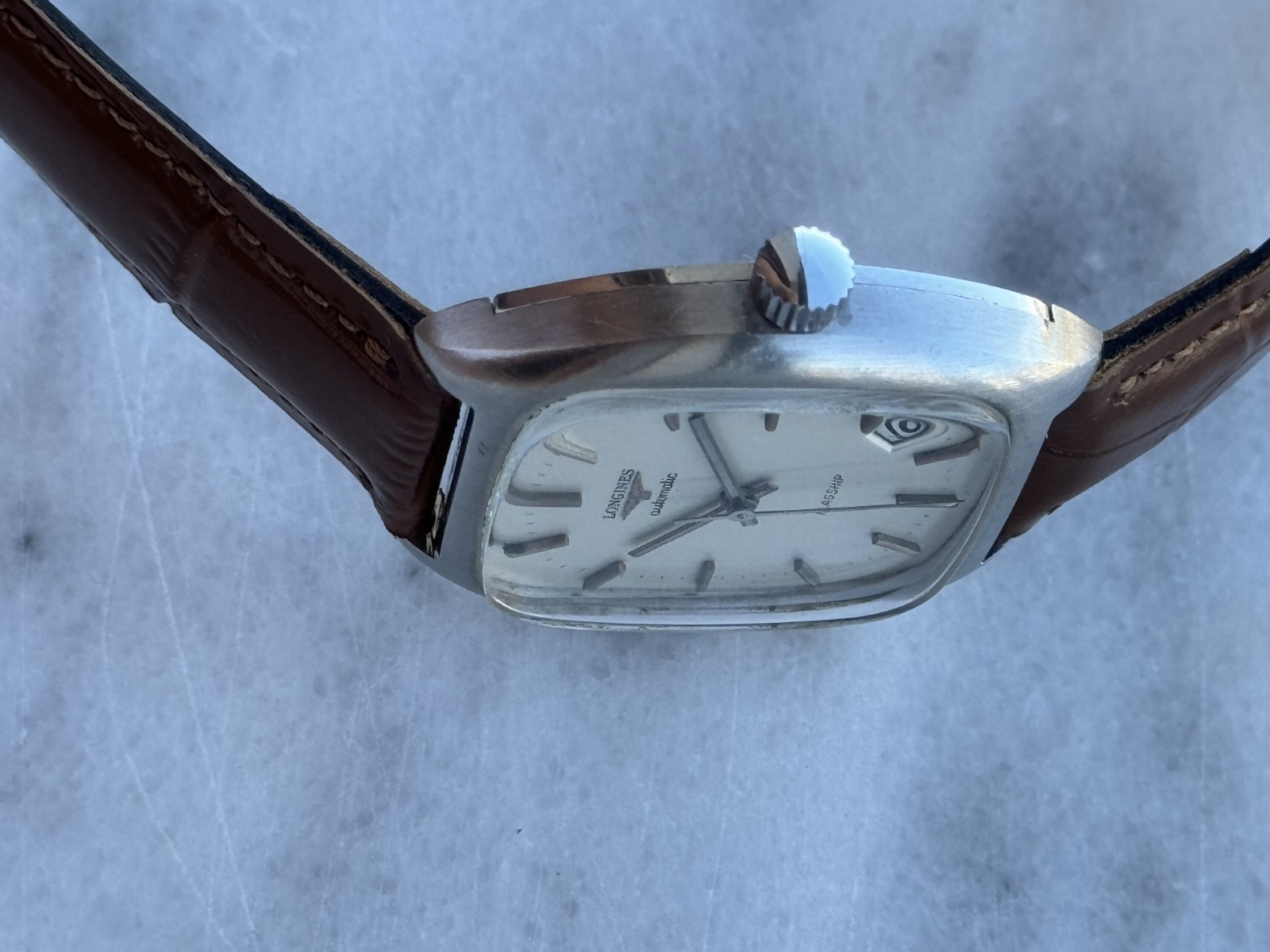 Longines Flagship Automatic Date 8418 6 Square Ma… - image 11