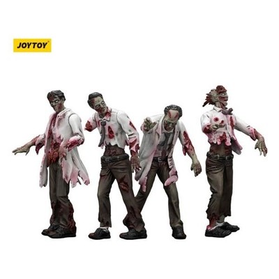 Zombie Dark Source Actionfiguren 4er-Pack Scientists (Male) 8 cm