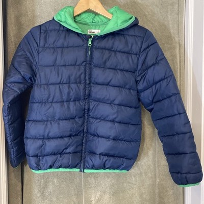 Epic Threads Boys' Size M Zip Up Hooded Jacket Navy Blue with Pockets