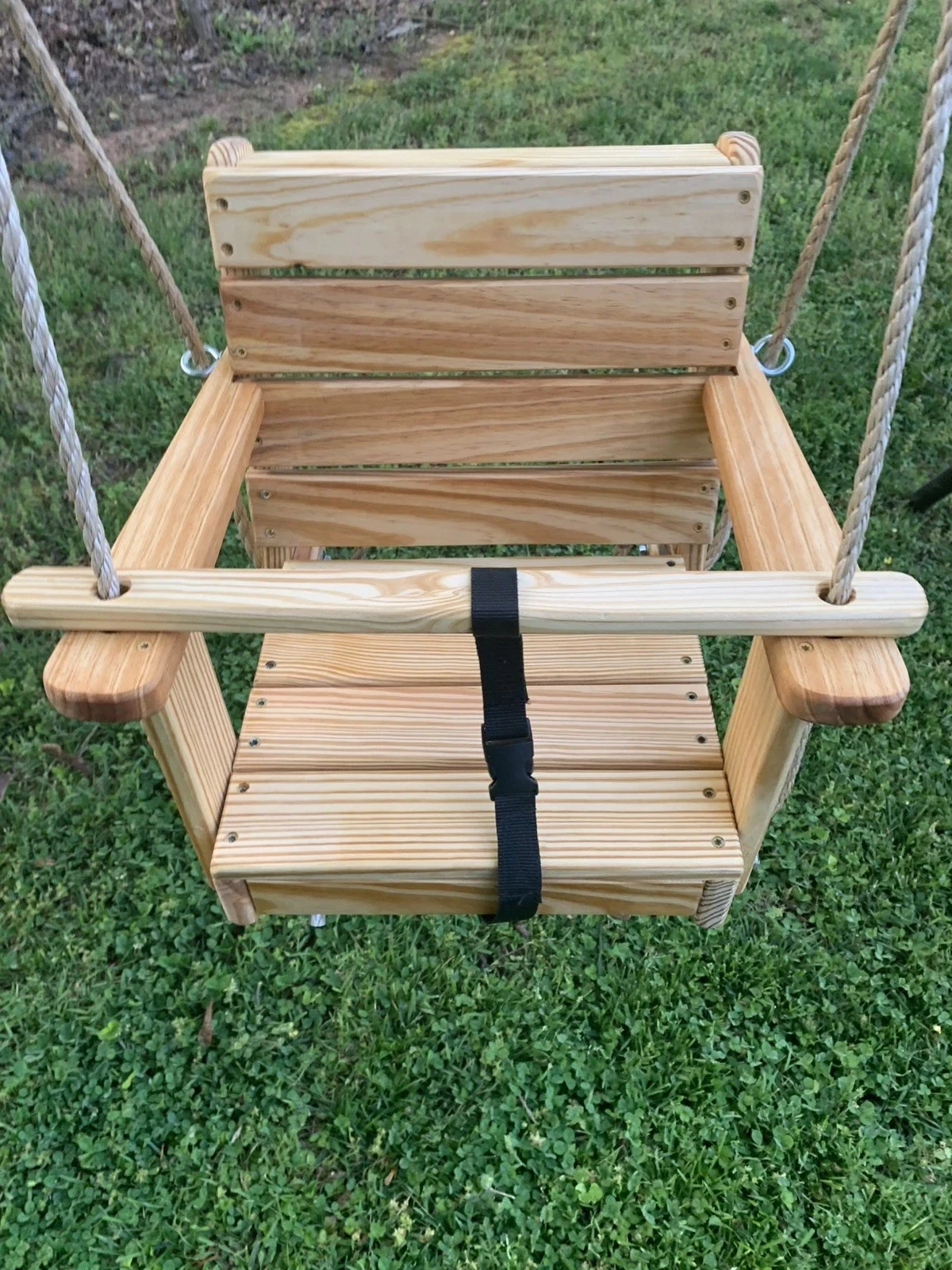 Pine Wood Toddler Tree Swing, Wood Swing, Hand Crafted Swing, Grandson Gift
Opens in a new window or