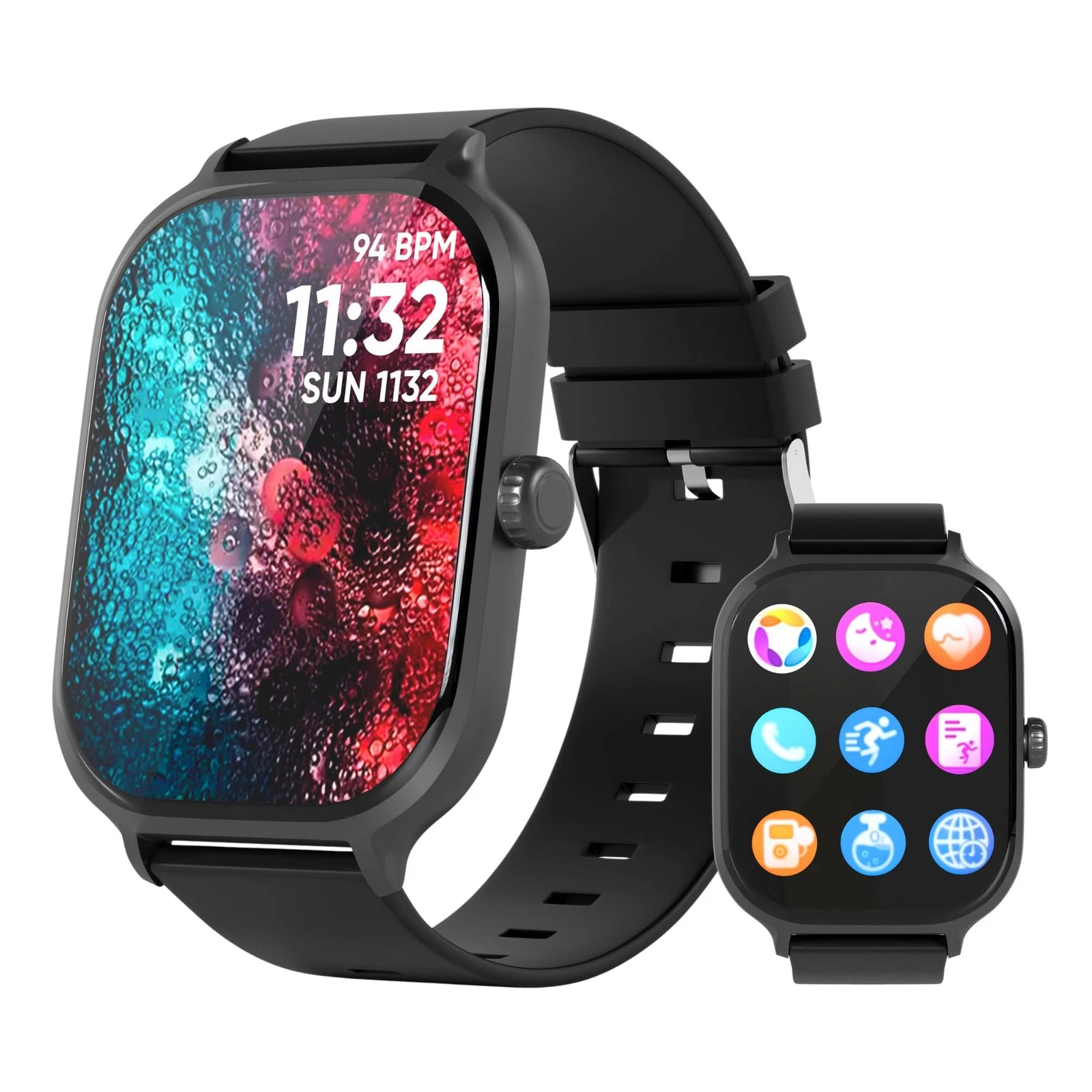 Tech Smart Watch Pro (Advanced) 2.01 HD Touchscreen Fitness Tracker Heart Rate