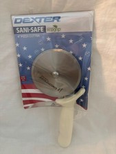 Dexter Sani-Safe 4" Pizza Cutter White EcoGrip Handle Made in USA New