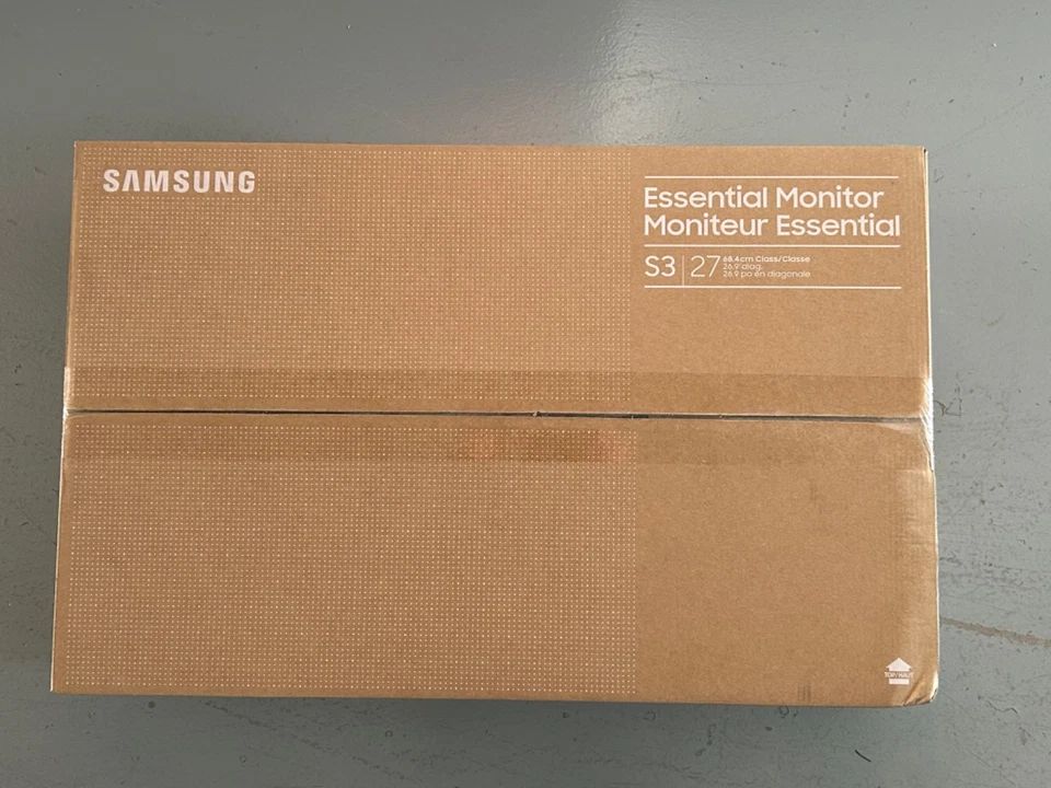 NEW SAMSUNG ESSENTIAL S3 27” 100Hz FHD LS27D366GANXZA CURVED COMPUTER MONITOR - Image 2 of 3