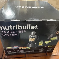 NutriBullet 64oz Triple Prep System Blender and Food Processor,