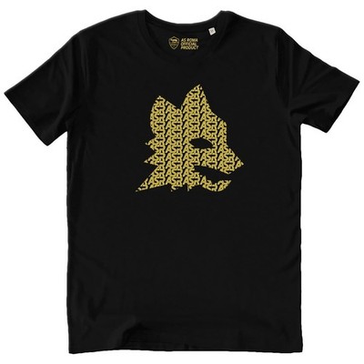 Adult Turtleneck Print TShirt, Black Stadium XL