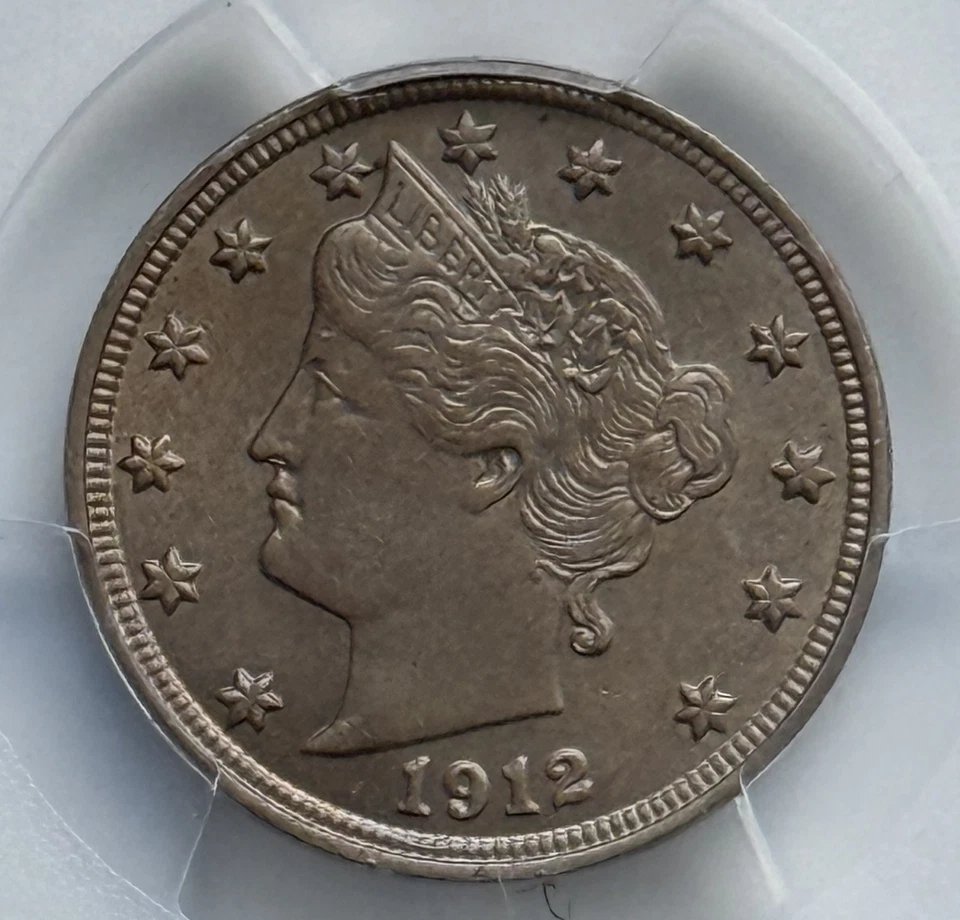 Liberty Nickel 1910 - graduación profesional MS 62 Foto 3 de 4