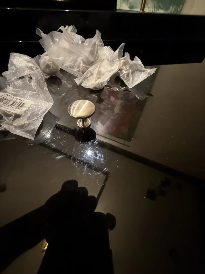 FAST SHIP! QTY 9 LOT Brainerd Garrett Knob Satin Nickel 1.25" P11747V-SN-C - Image 2 of 4