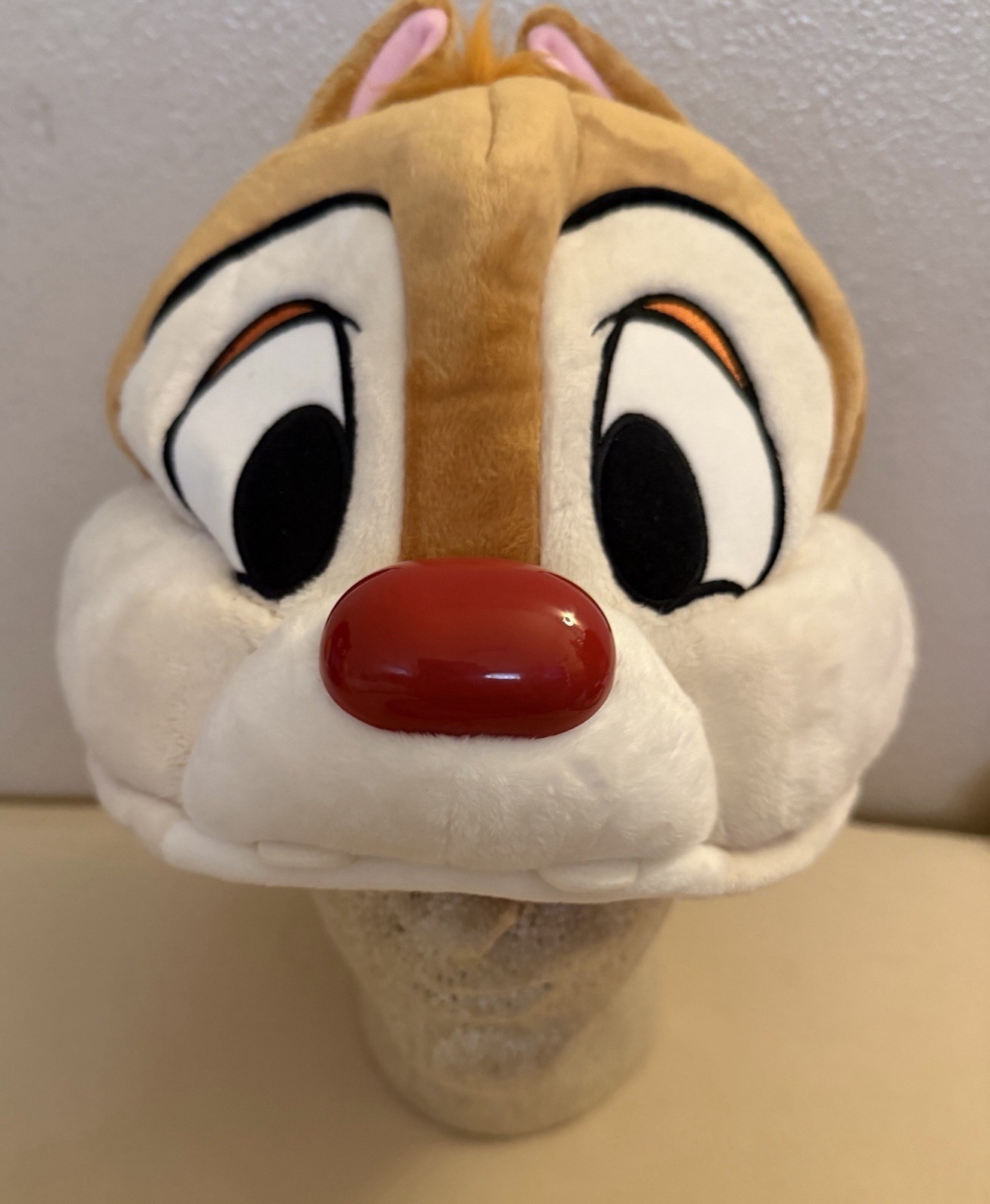 NUEVO CON ETIQUETAS Tokyo Disney Resort DALE Personaje de Peluche Divertido Gorra Chip & Dale Talla Única