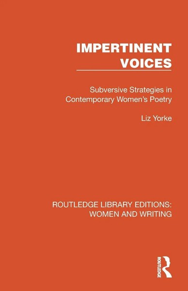 Impertinent Voices | Subversive Strategies In Contemporary Women's Poetry | Buch-image