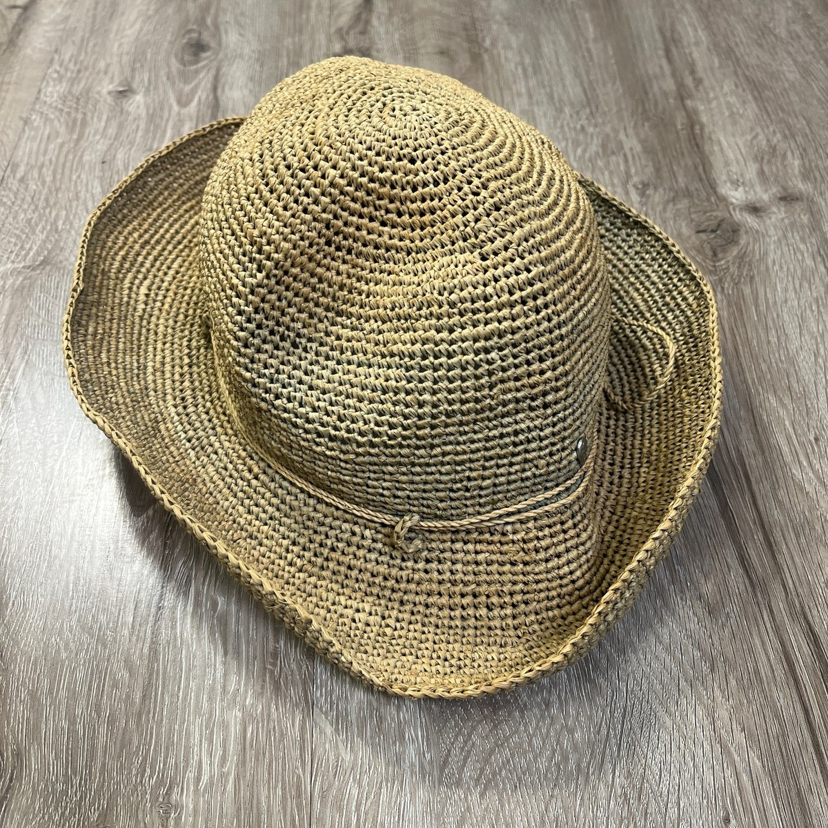 Helen Kaminski 100% Raffia Hat Floppy Made in Madagascar Woven | eBay