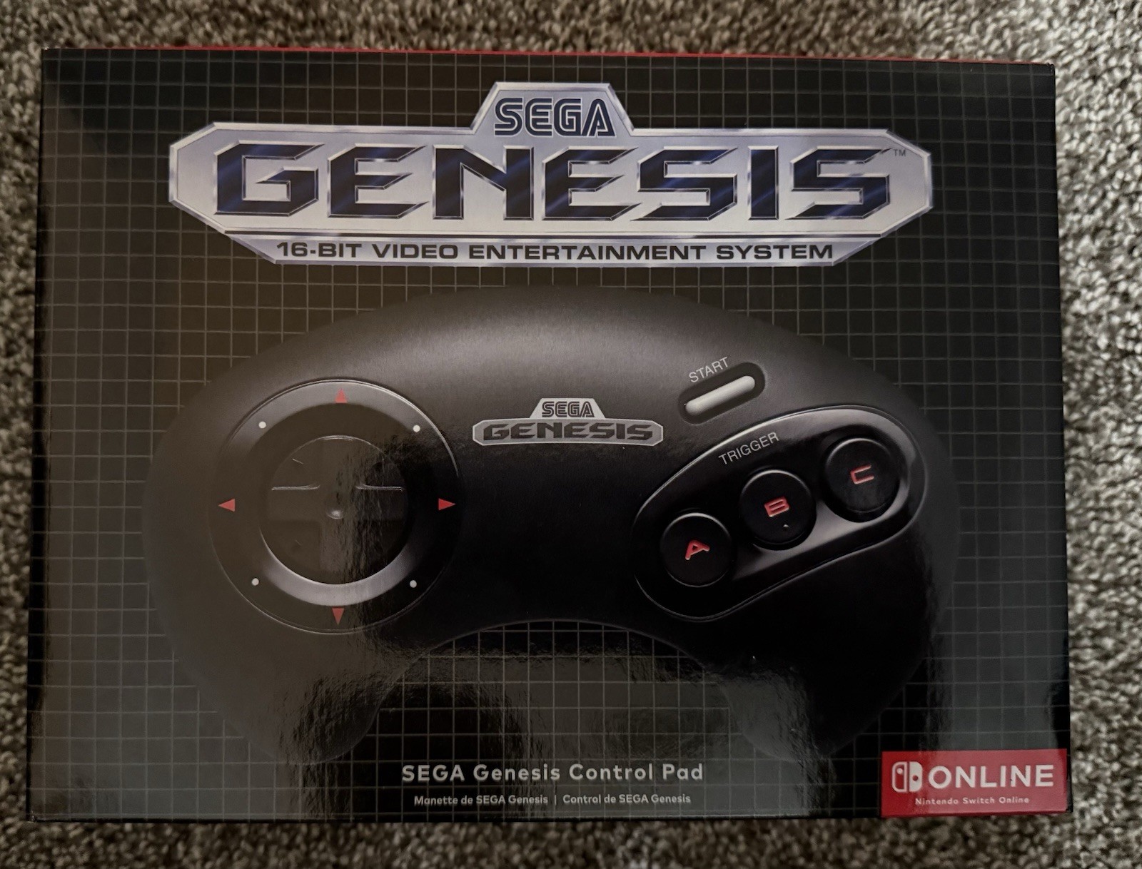 US Version SEGA Genesis Wireless Controller for Nintendo Switch Online - NEW