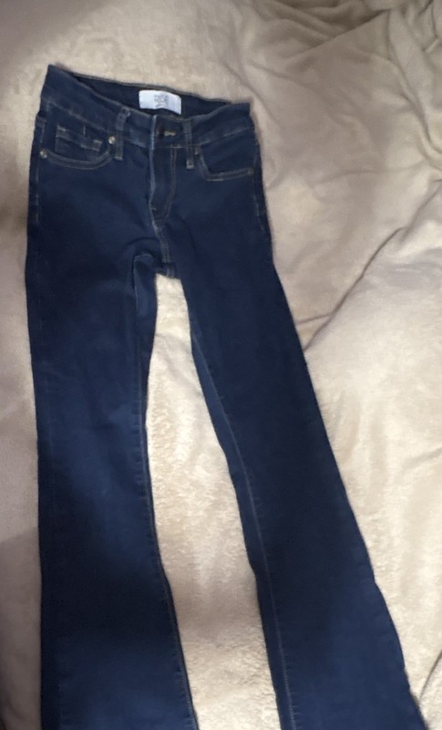 RISE Women’s Mid-Rise Skinny Dark Wash Blue Cotton Denim Jeans 5-Pocket