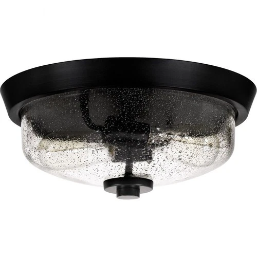 Radius - Two Light Flush Mount-Earth Black Finish Flush Mount Quoizel Lighting - Picture 9 of 11