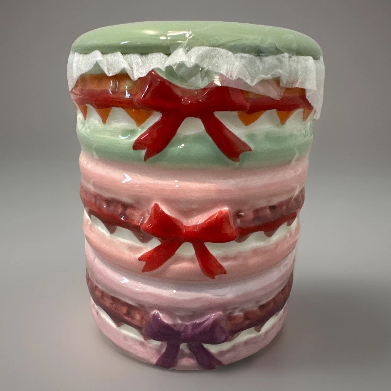 Macaroon canister jar with lid new kitchenware decor Viral