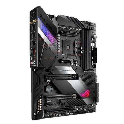 ASUS ROG Crosshair VIII Extreme – AMD X570 EATX Gaming-moederbord Met 18+2 Stroomfasen, PCIe 4.0, WiFi 6E, Vijf M.2-sleuven, Dual Thunderbolt 4, 10G Ethernet