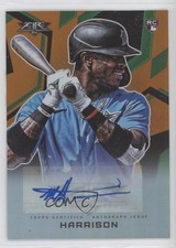 2021 Topps Fire Auto Orange 97/99 Monte Harrison #AV-MH Auto 00ah
