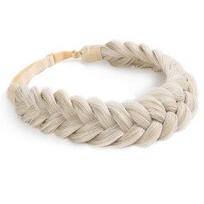 TOECWEGR Synthetic Hair Braided Headband Classic Wide Strands Wedding Disorde...