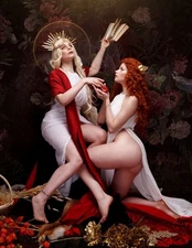 Sexy girls lady women model 8.5 X 11 Inch Photo Print Unframed New US ship#26677